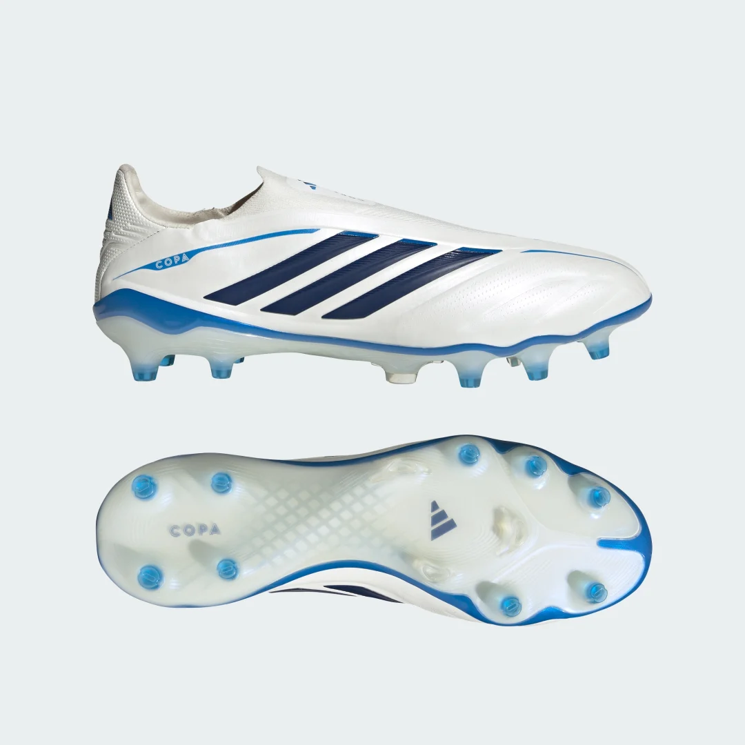 Detalle de Bota de fútbol Copa Pure IV Elite sin cordones de Adidas para césped natural seco
