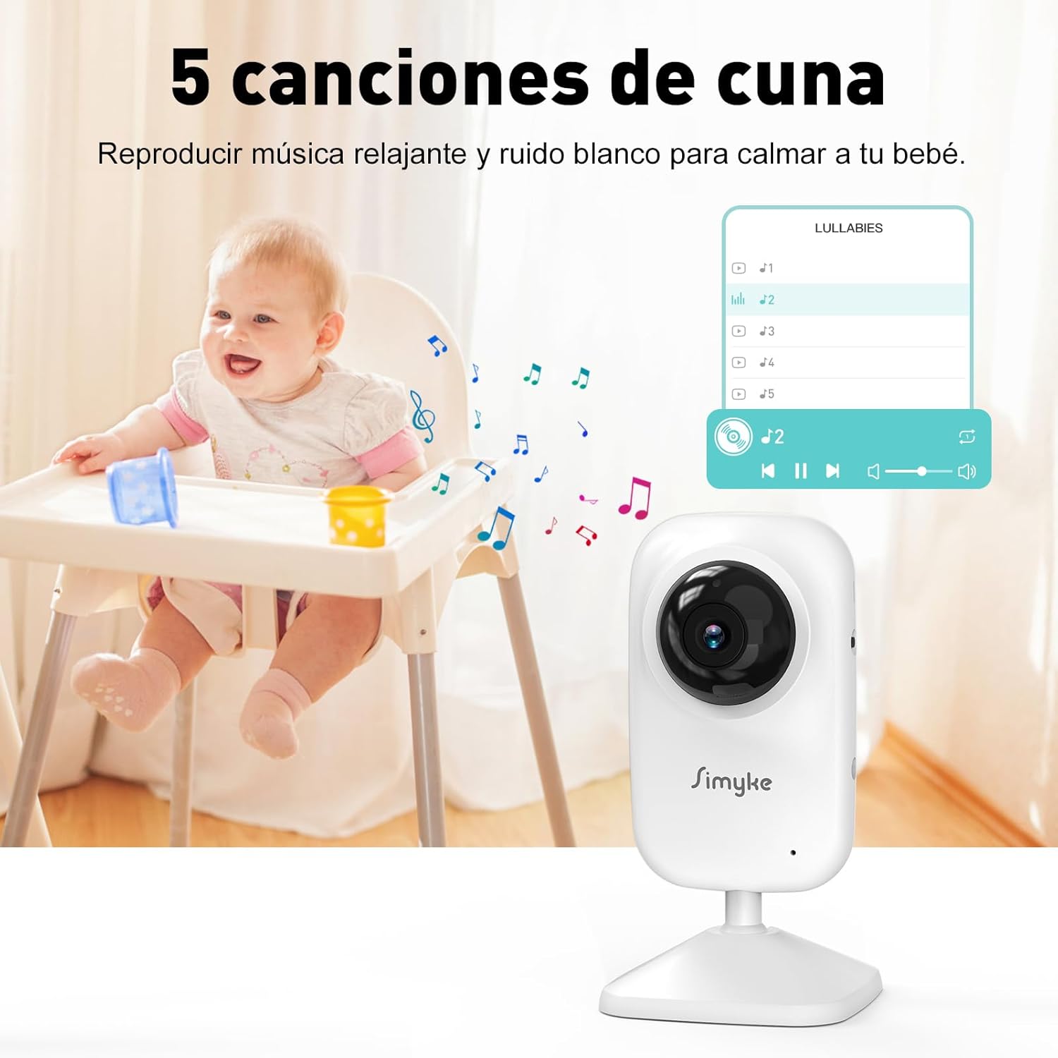 Thumbnail 5 de Simyke Vigilabebes 2,8" monitor