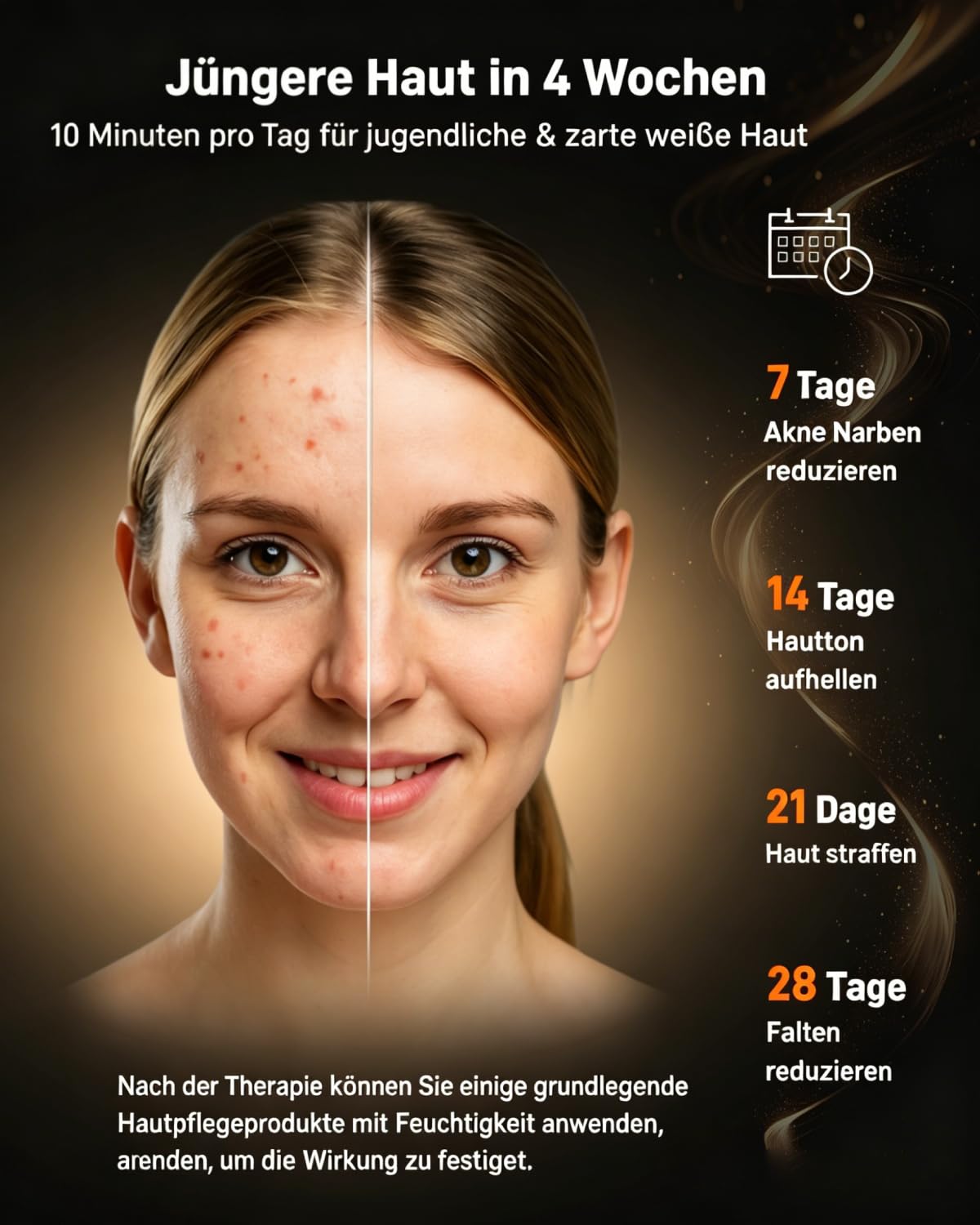 Detalle 2 de Led Maske Gesicht – Rotlichtmaske mit 3 Modus für Hautpflege zu Hause