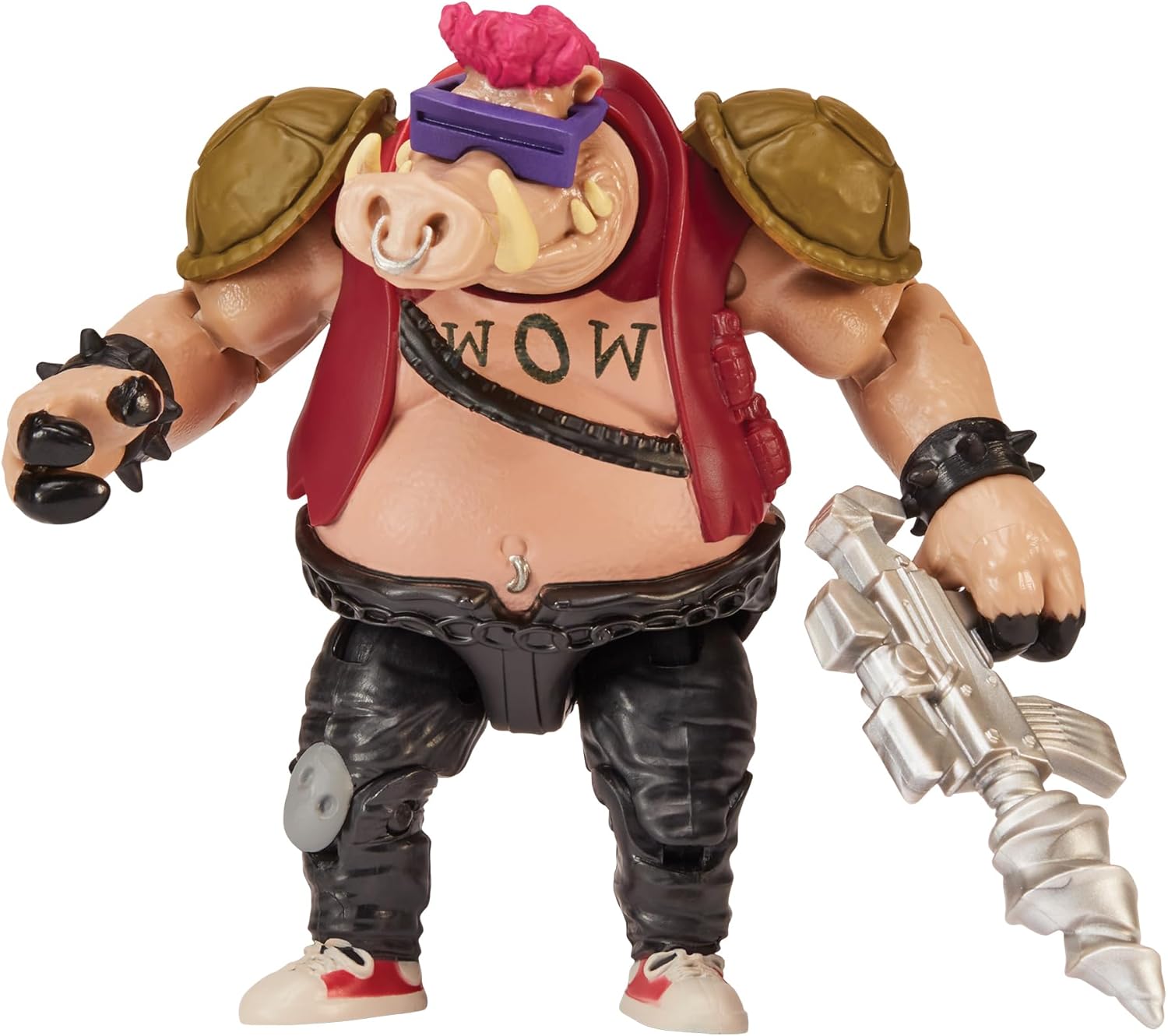 Detalle de Tortues Ninja – Bebop, figurine articulée de 11,5 cm (TU8058) par Giochi Preziosi