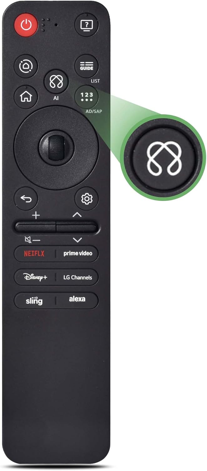 Detalle de AI Magic Remote for LG AN-MR25GA Replacement
