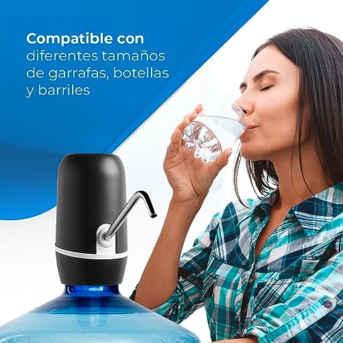 Thumbnail 6 de NK dispensador de agua automático con carga USB y dosificador de acero (agua fría) negro