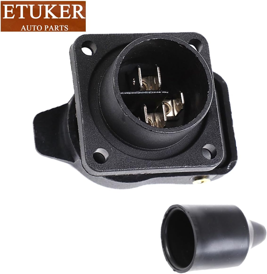 Detalle 2 de ETUKER 3x Trailer Plug & Socket Set with Flat Terminals for Trailer & Van