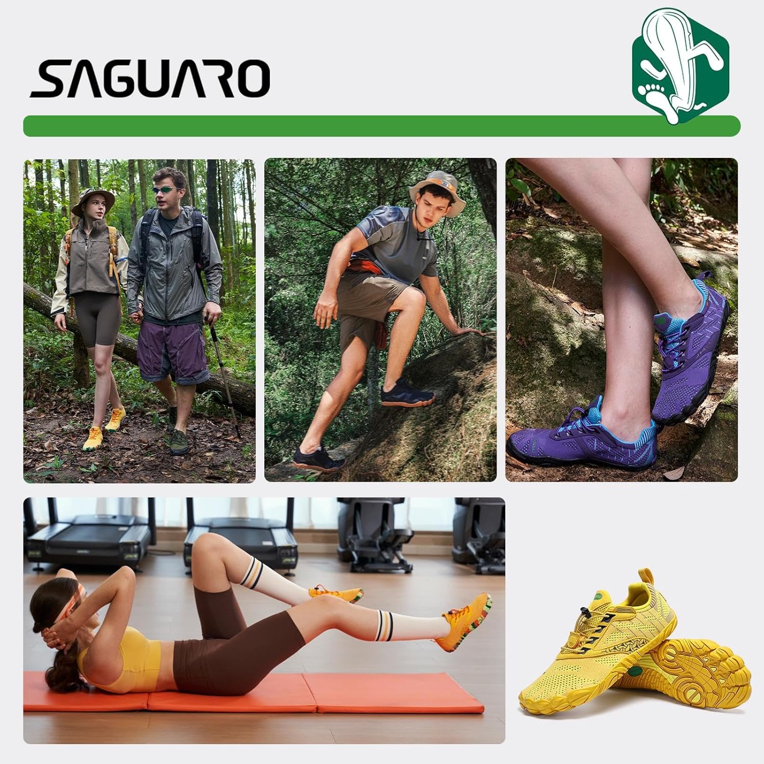 Thumbnail 6 de SAGUARO Barfußschuhe Unisex – minimalistische Fitness-, Trail- und Outdoor-Schuhe (Gr. 36–48)