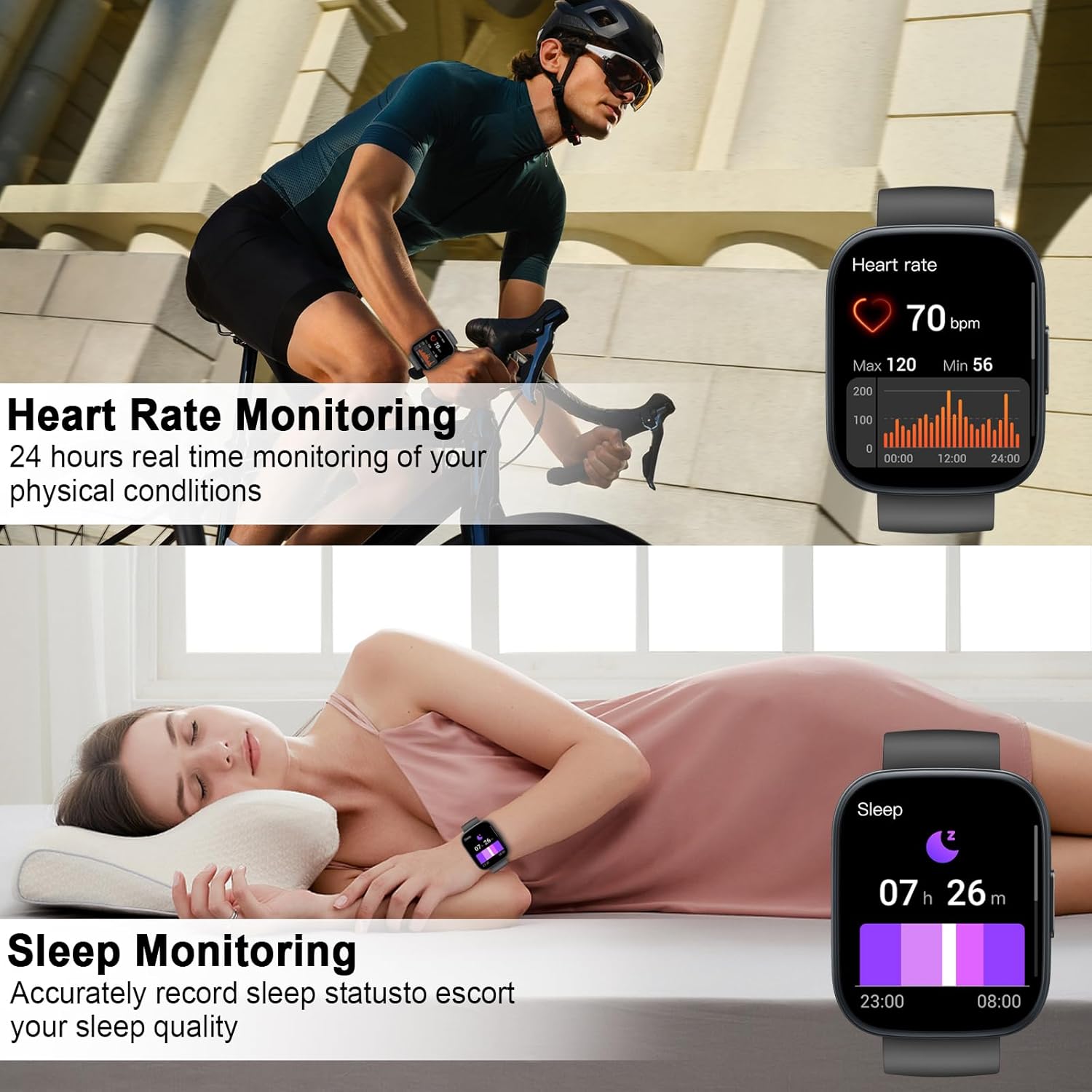 Thumbnail 5 de Smartwatch 1.95" con chiamate Bluetooth e SpO2