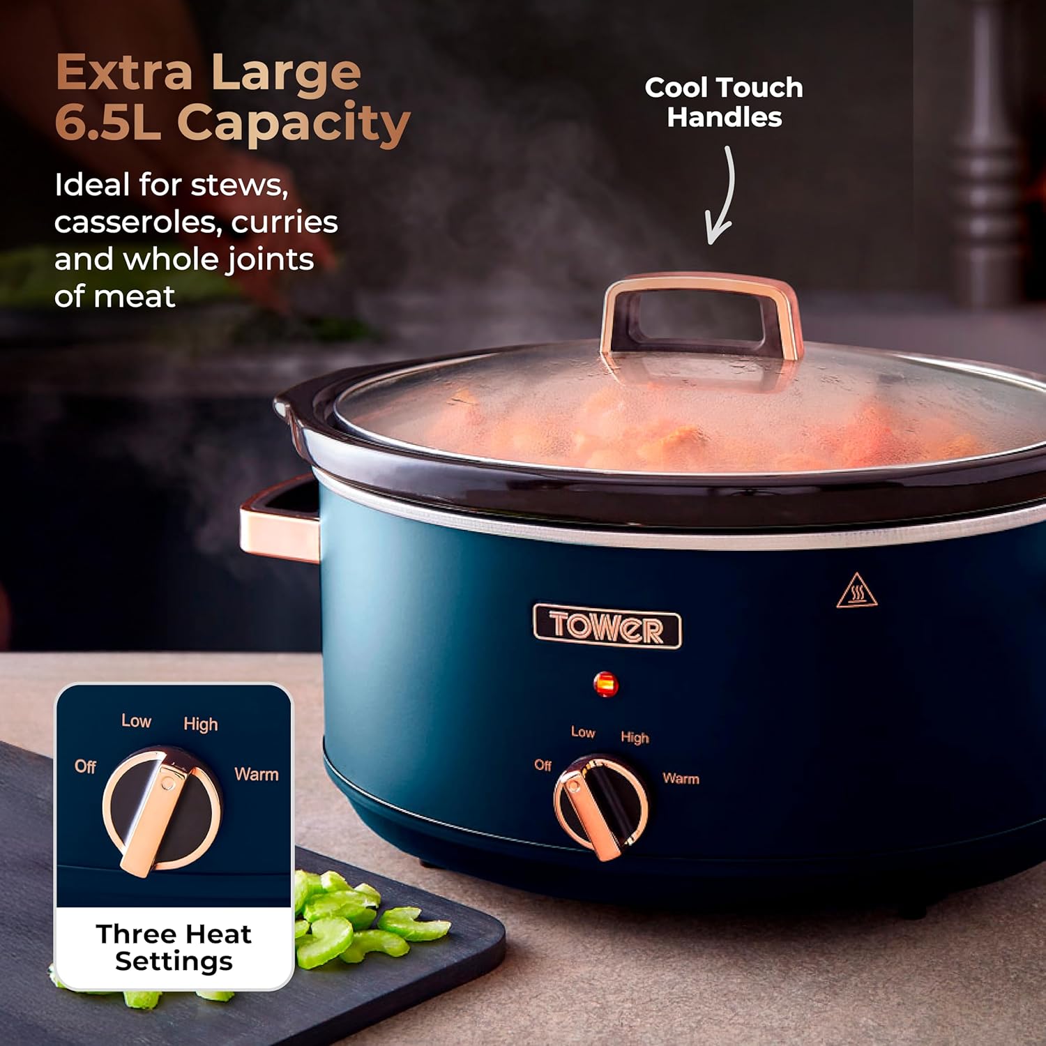 Thumbnail 2 de Tower Cavaletto 6.5L Slow Cooker