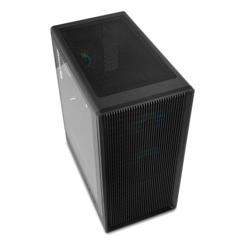 Detalle de NOX Infinity IOTA: Torre semitorre Mesh ARGB Negro, 4x120 mm (ATX)