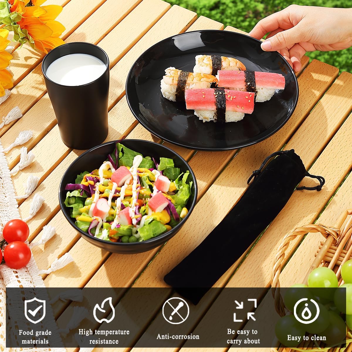 Thumbnail 3 de Kyraton Juego de cubiertos camping 6 piezas 🍽