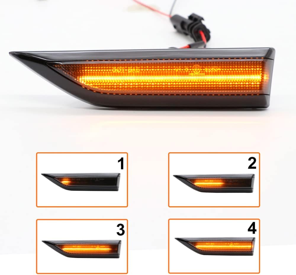Thumbnail 6 de AUTO-STYLE DL VWL28LS led-zijknipperlichtset voor Caddy IV, rookglas en dynamische leds