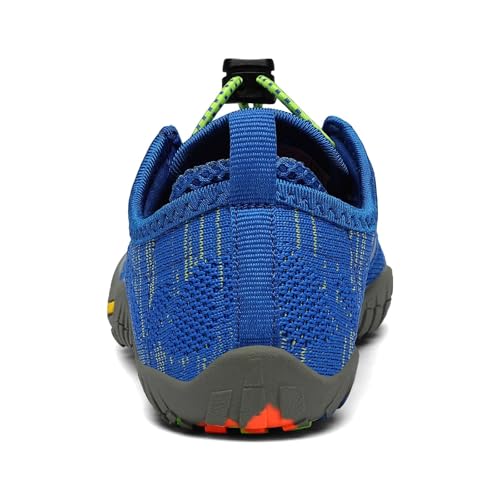 Detalle de SAGUARO Barefoot Zapatillas de Trail para Niños — Azul, 36 EU