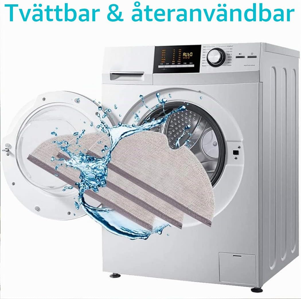 Detalle 1 de Chuancheng Pro-Clean-moppdukar, 5-pack i mikrofiber för Xiaomi Roborock