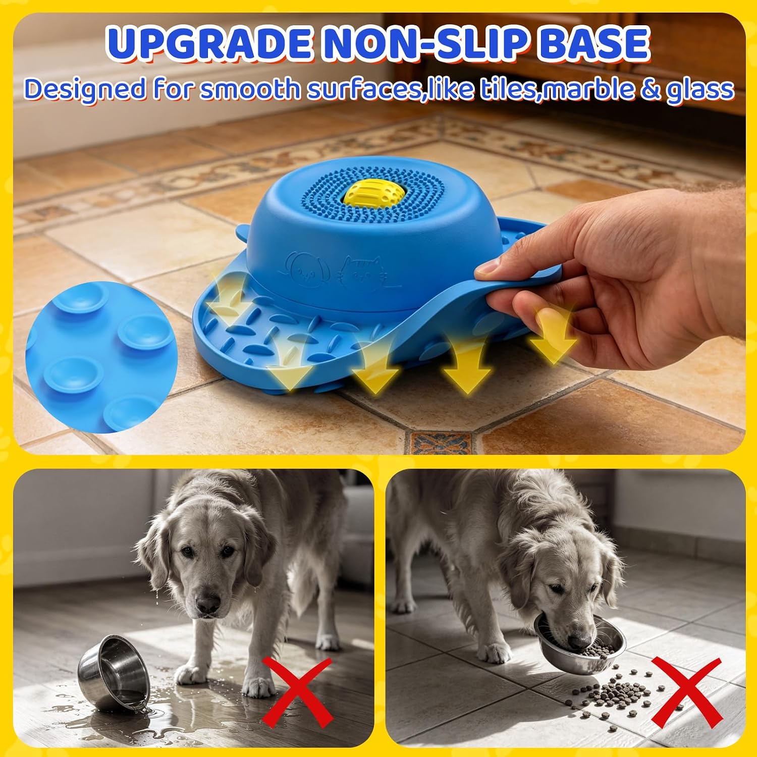 Detalle de Slow Feeder Dog Bowl, 150ml