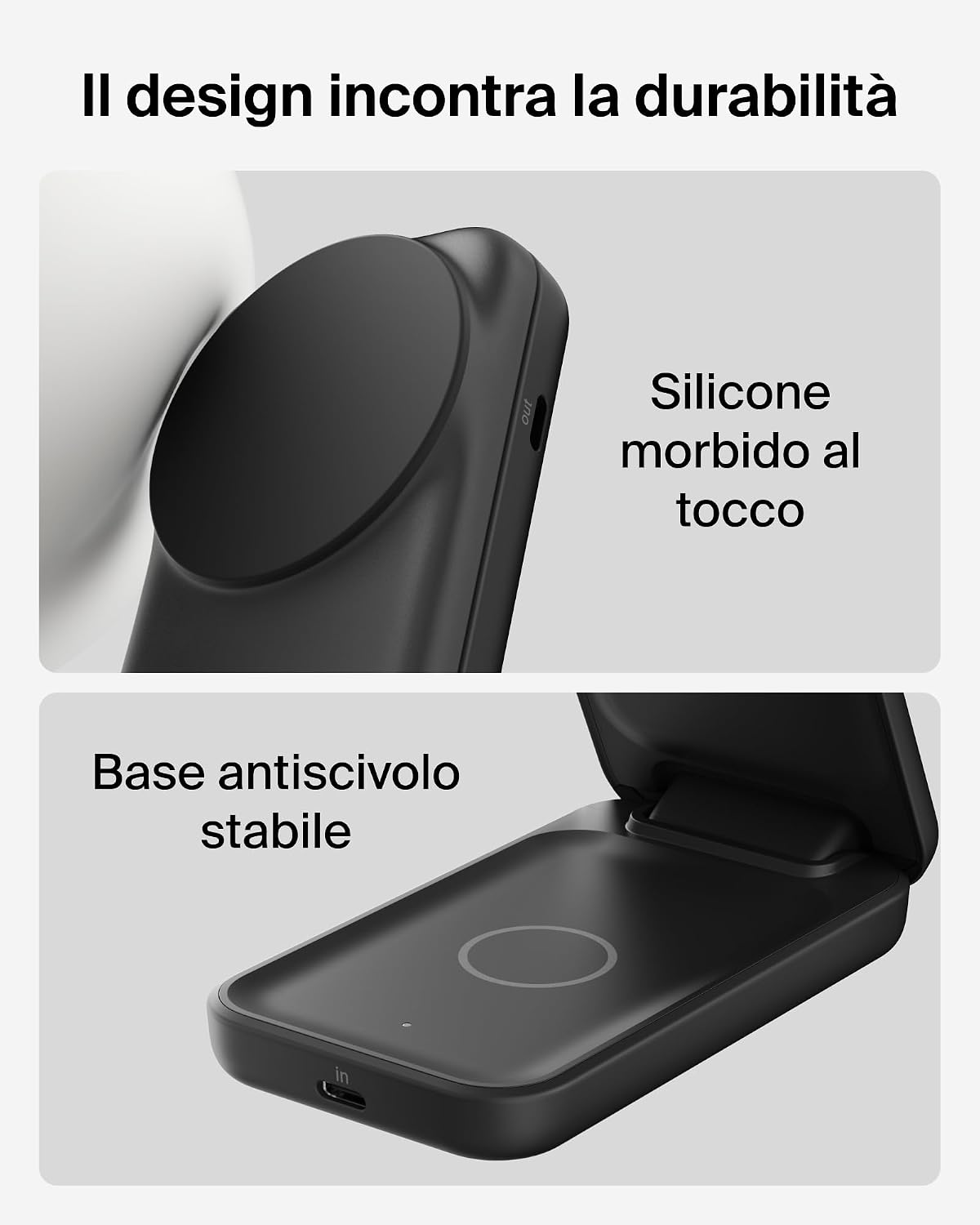 Thumbnail 3 de Belkin UltraCharge Caricatore Qi2 25W 2 in1 per iPhone