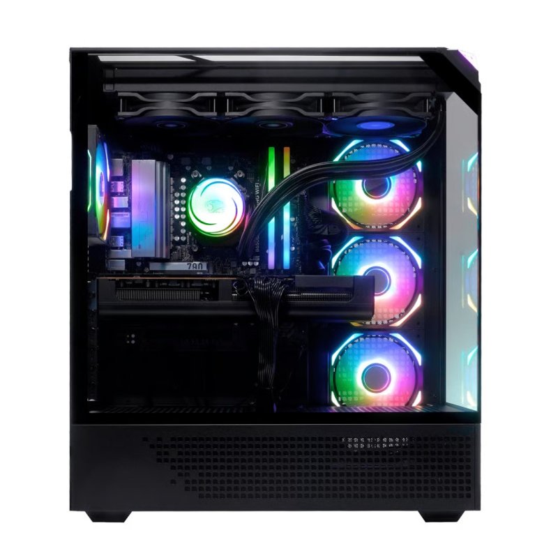 Detalle de PC Sobremesa IBUYPOWER Legend Magno Pro: Ryzen 7 9800X3D, RTX 5080 y 32 GB en un PC de alto rendimiento