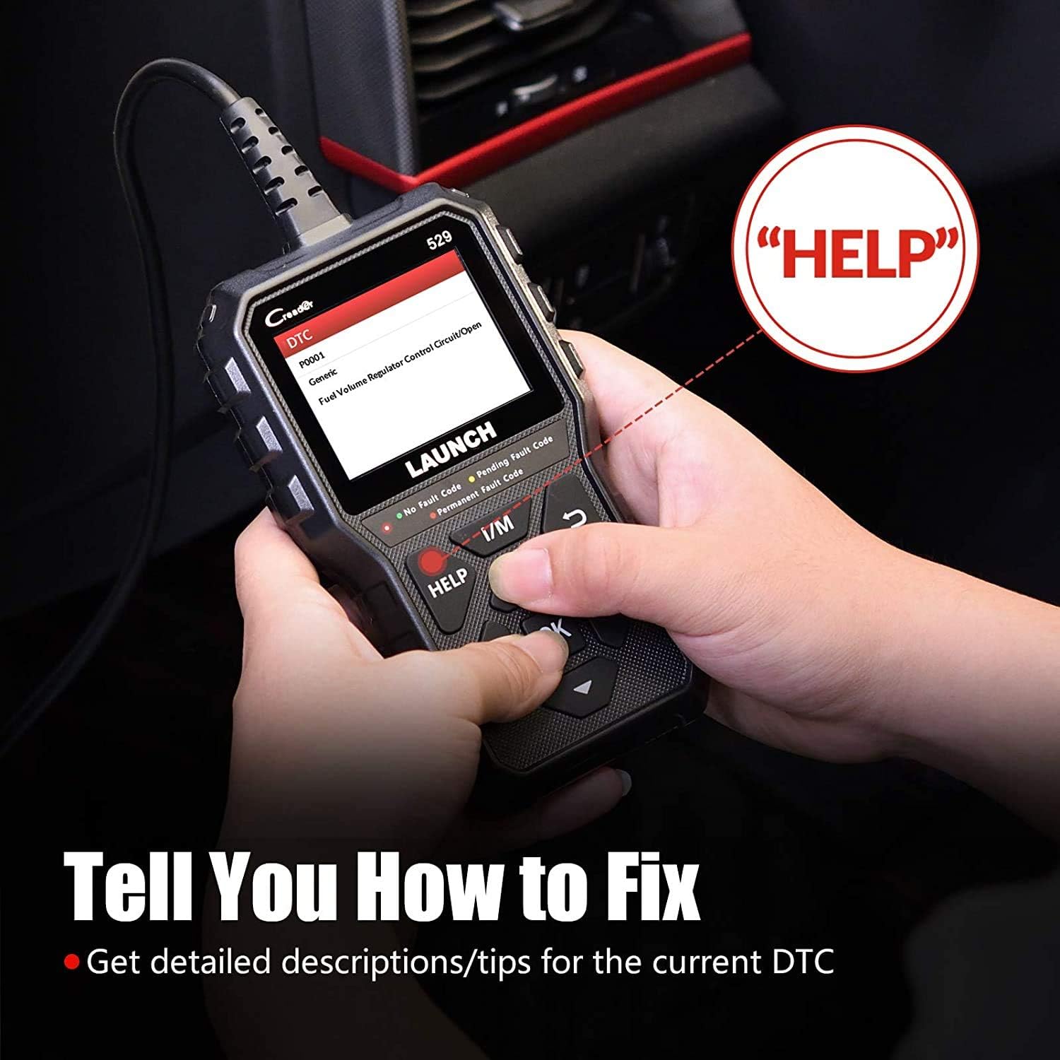 Detalle 2 de LAUNCH CR529 OBD2 Diagnosegerät
