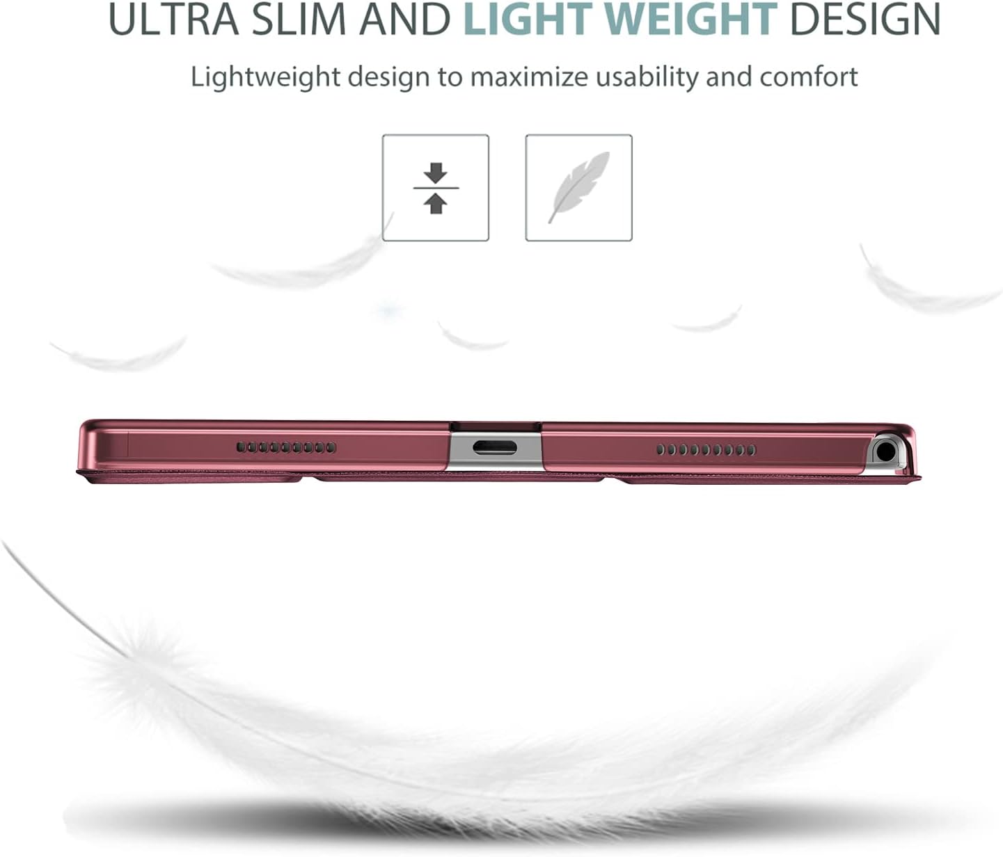 Thumbnail 4 de ProCase Hülle für Galaxy Tab A8 10.5 Zoll (SM-X200/X205) – Dreifach faltbar, Ultra Dünn, Frosted Rückseite