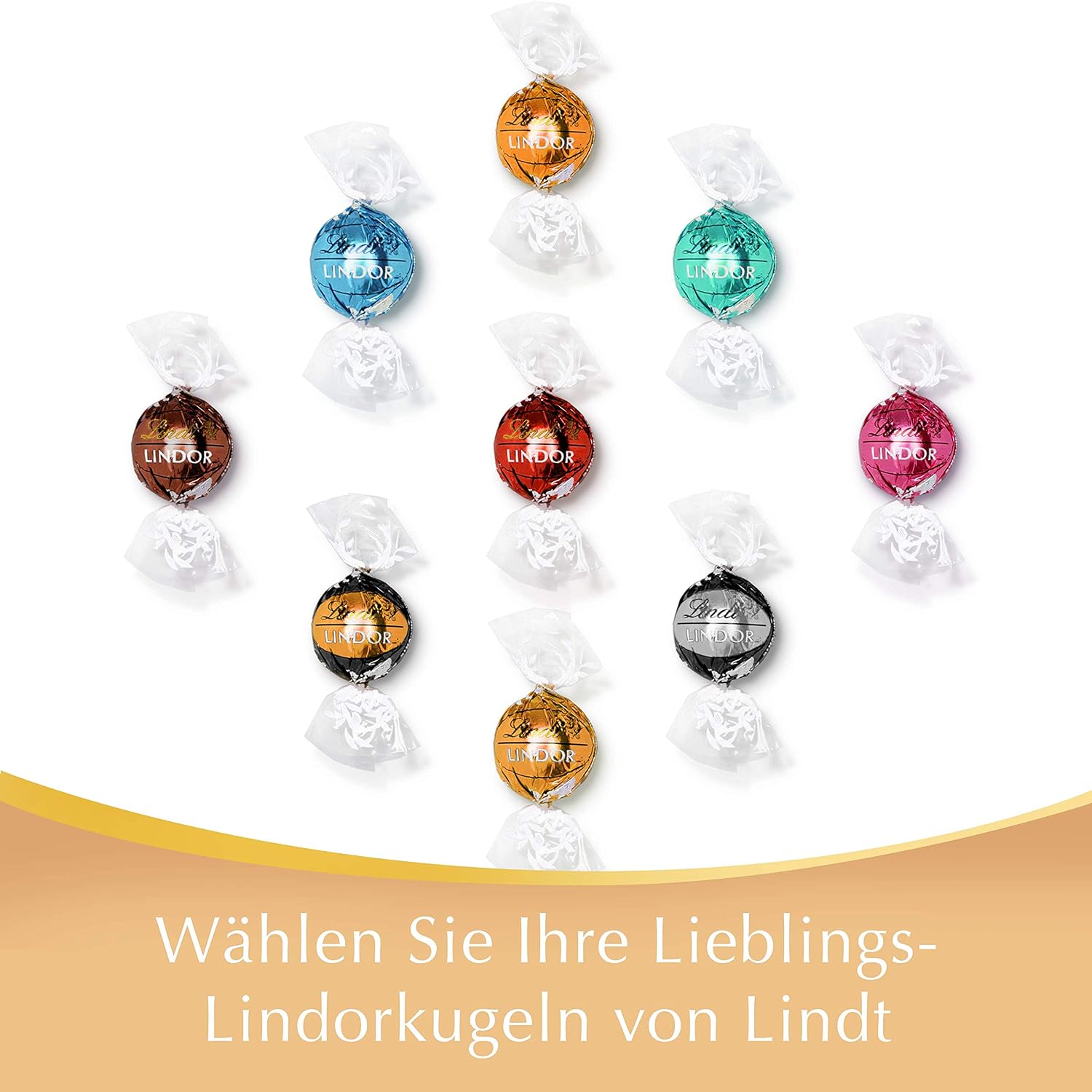 Thumbnail 6 de Lindt Schokolade 2KG Beutel – LINDOR Kugeln Mix, Pralinengeschenk, Großpackung