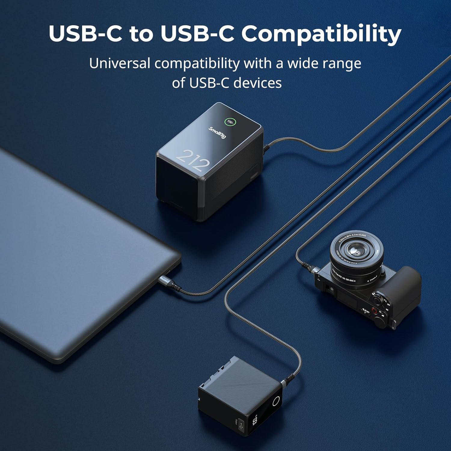 Thumbnail 3 de SMALLRIG Cavo USB-C a USB-C 240 W (3,28 piedi) per ricarica rapida PD 3.1
