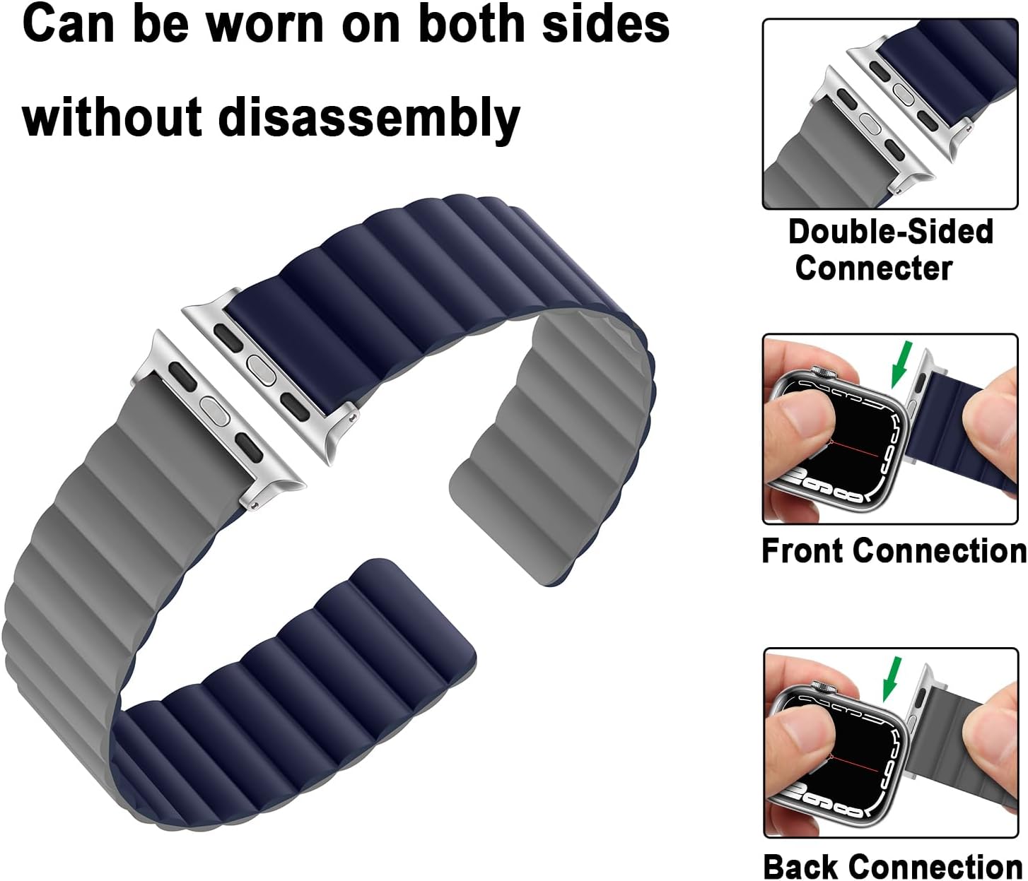 Thumbnail 2 de Anlinser Magnetic straps for Apple Watch 49mm