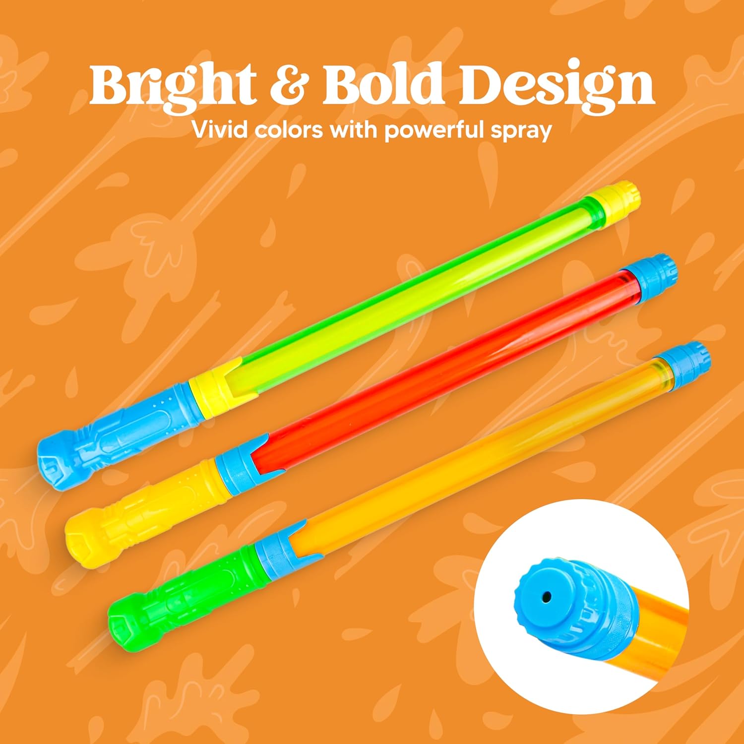Detalle 1 de JOYIN 18 Pack 16.5\" Water Gun Squirt Blasters (18-Piece Outdoor Water Toy Set)