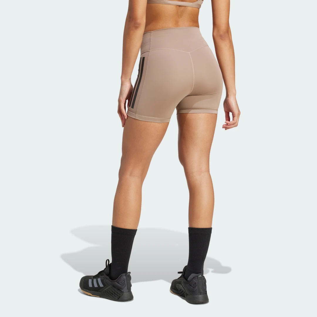Detalle 2 de Mallas cortas Optimé 3 bandas 1/4 de Adidas