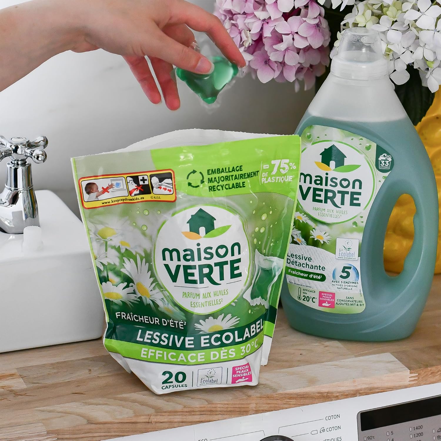 Thumbnail 4 de Maison Verte Lessive capsule 20 lavages