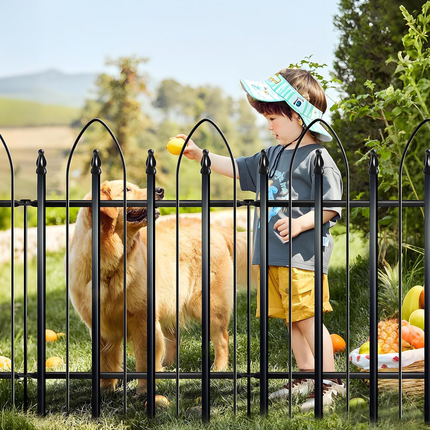 Detalle 2 de Thealyn Garden Fence 61cm H 5‑panel 3m