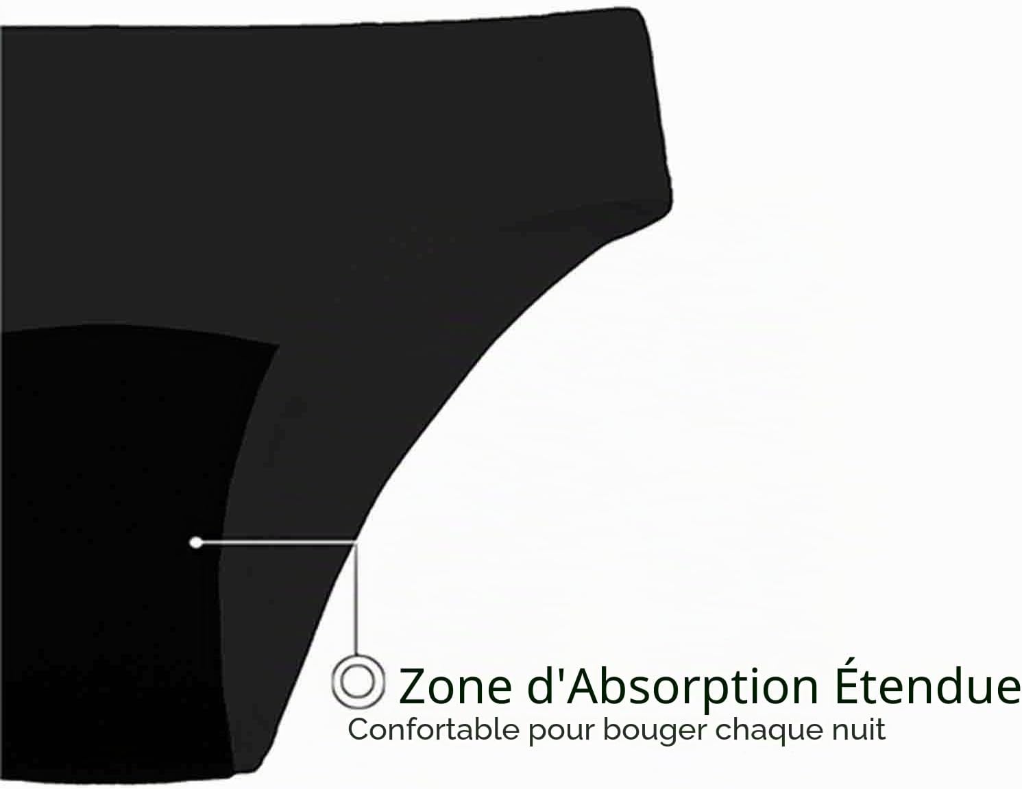 Thumbnail 4 de riou Maillot de bain menstruel femme et fille – bikini hypoallergénique et imperméable, bas absorbant en V-Shape