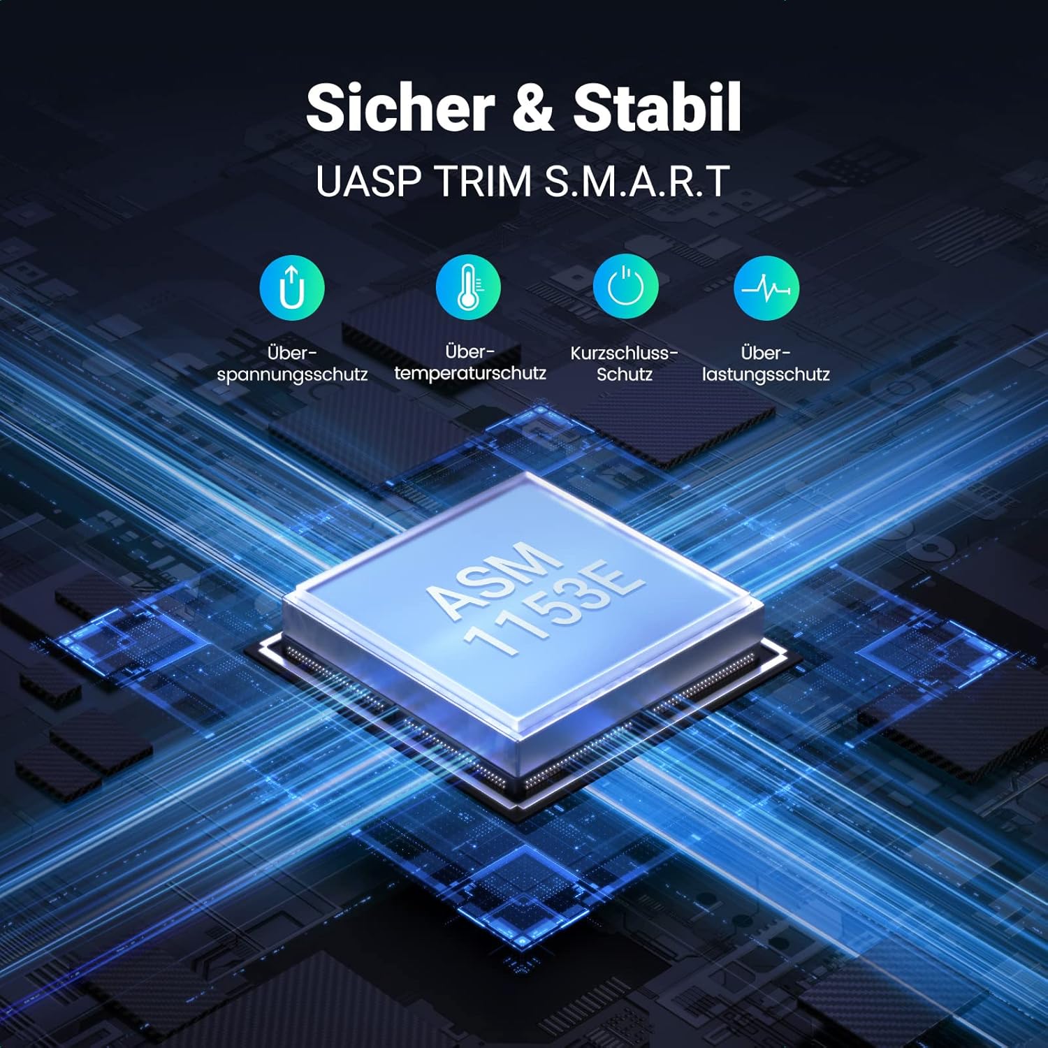 Detalle 2 de UGREEN externes SSD Gehäuse 2,5 Zoll