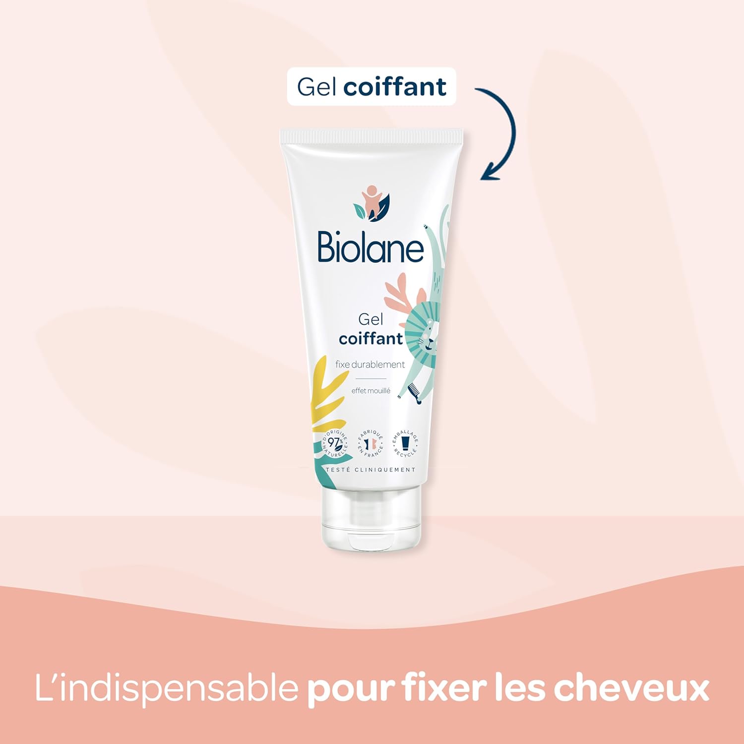 Thumbnail 4 de Kit Toilette & Soins Bébé Biolane : eau de toilette, crème visage & corps, huile d’amande douce et gel coiffant