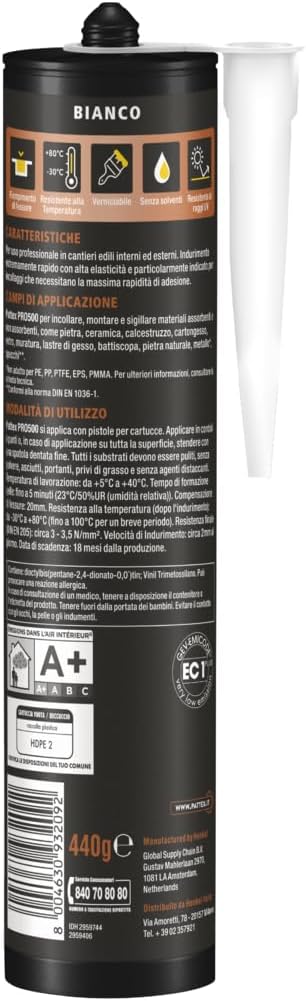 Thumbnail 1 de Pattex PRO 500 Colla di Montaggio Express 440 g: incollaggio rapido e resistente per multi-materiale