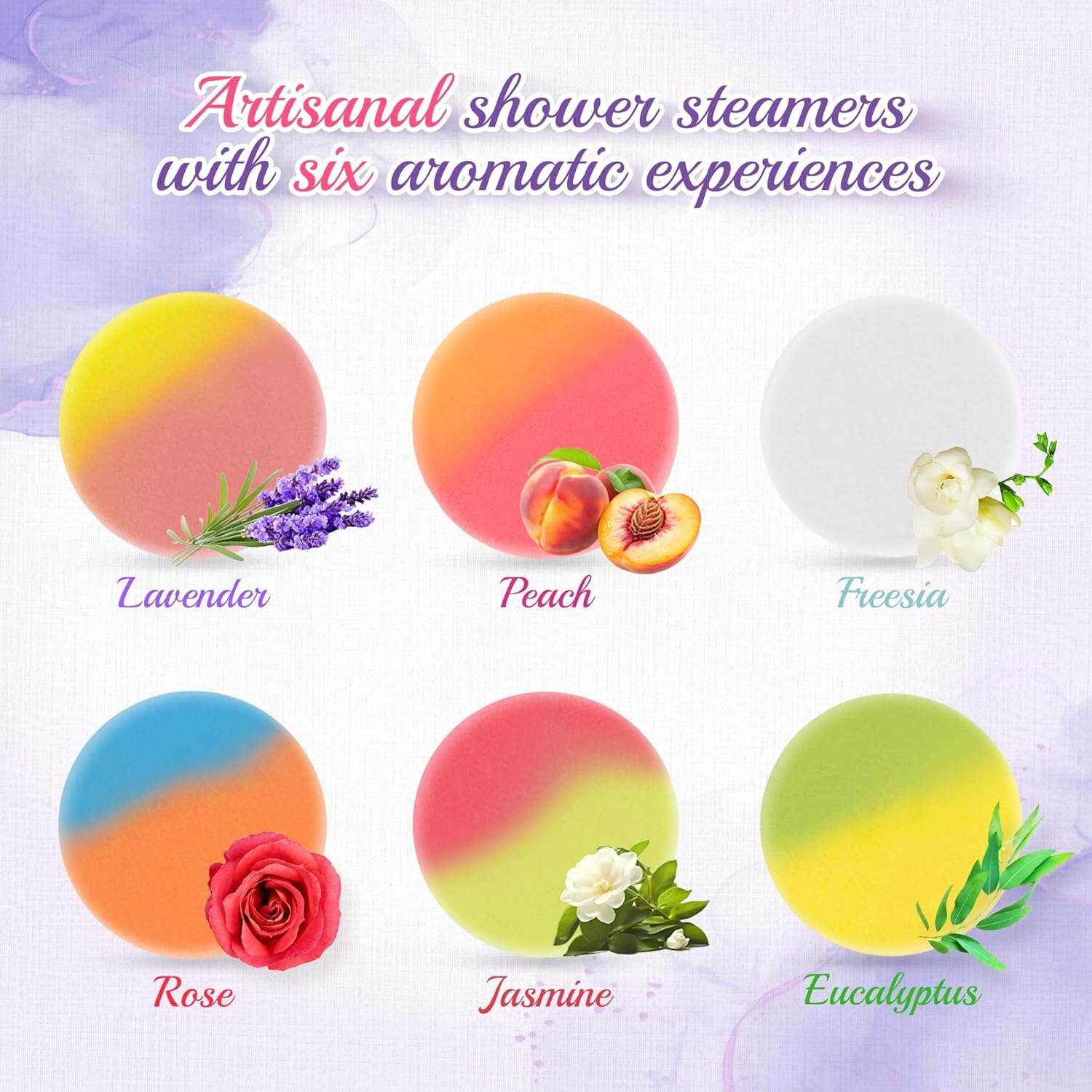Detalle 2 de Shower Steamers Aromatherapy 12 Pack – Leoce