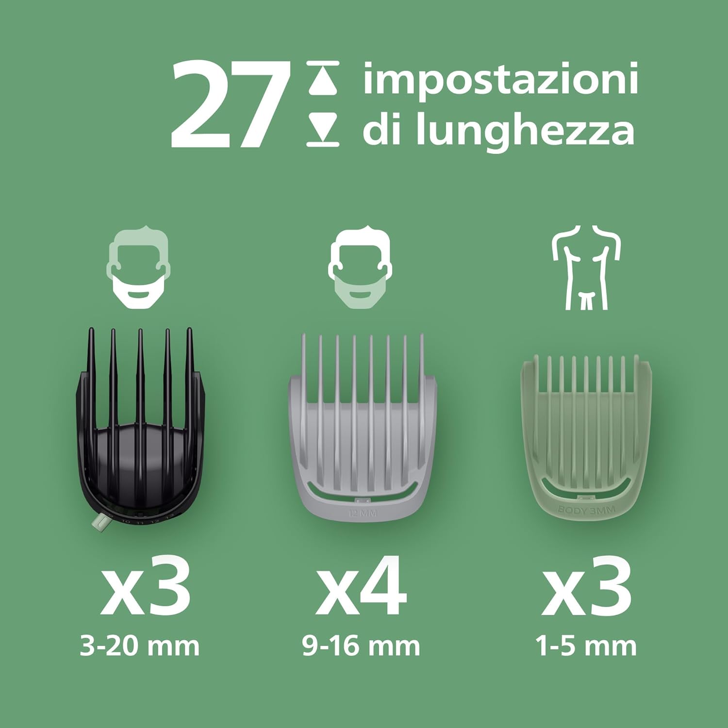 Thumbnail 2 de Philips MG9561/30 Rifinitore 27 impostazioni 🪒