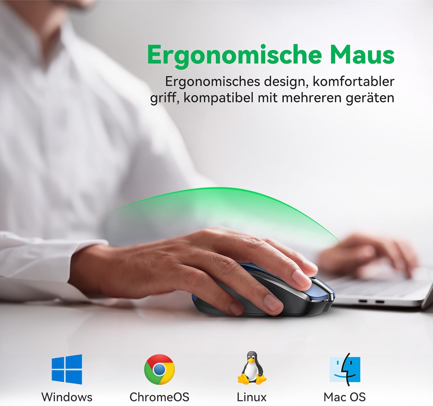 Thumbnail 5 de TechRise Bluetooth Maus 4800 DPI 🖱