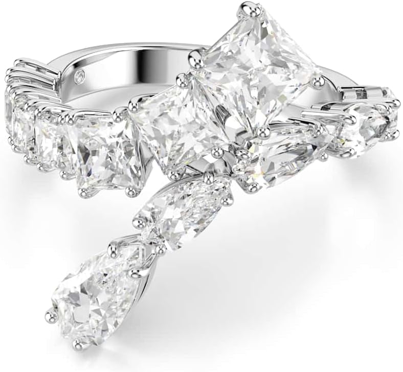 Detalle de Swarovski Matrix bague rhodiĂ©e đ