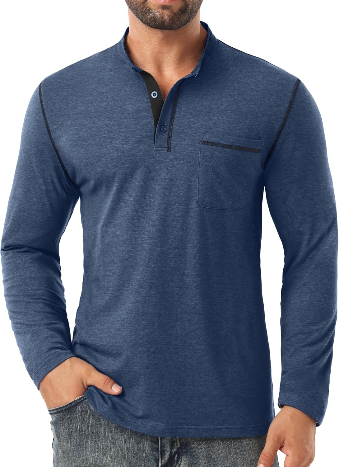 Thumbnail 4 de Sailwind Henley Long Sleeve Shirt