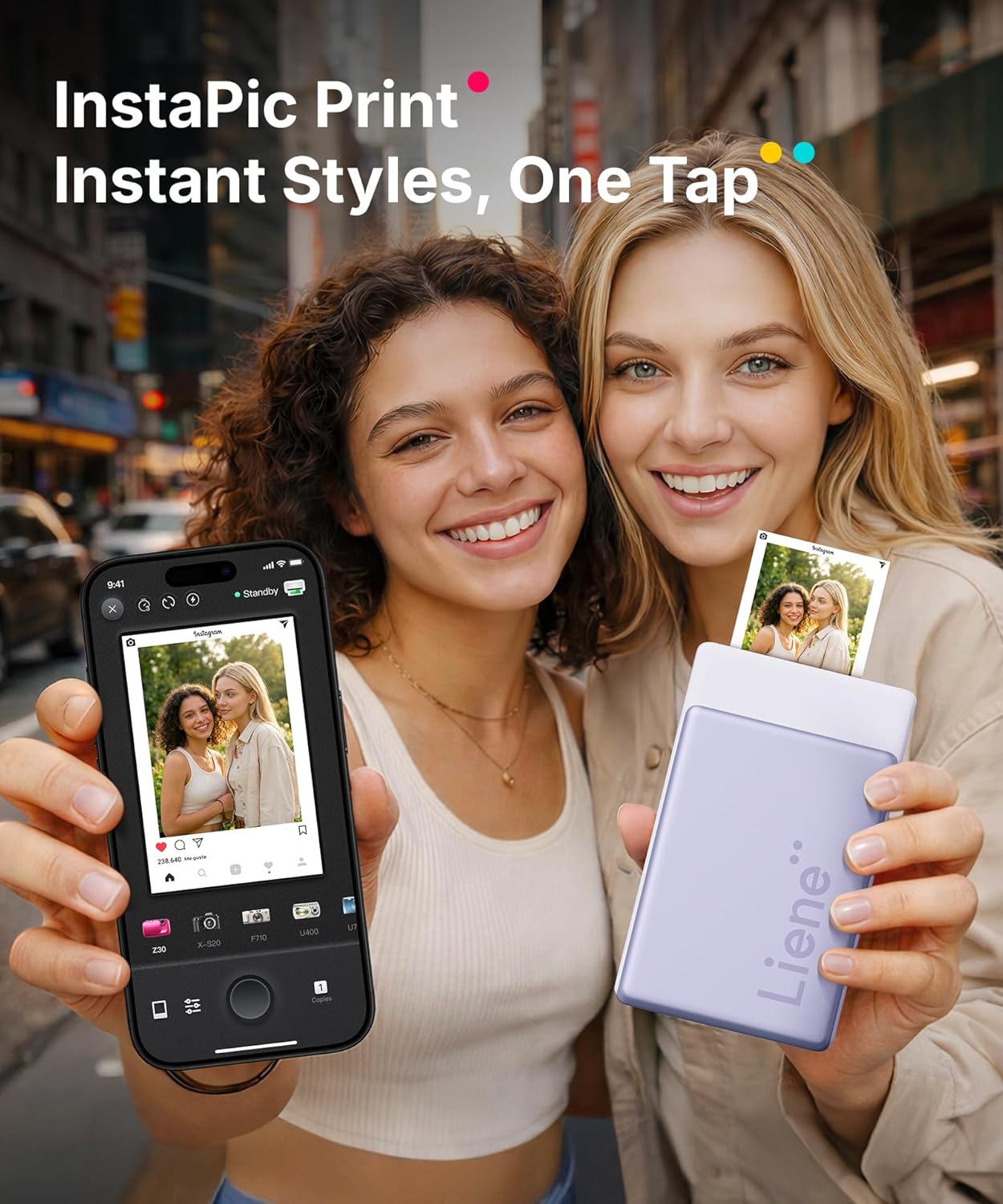 Detalle de Liene Pearl N200 Pro Portable AI Photo Printer