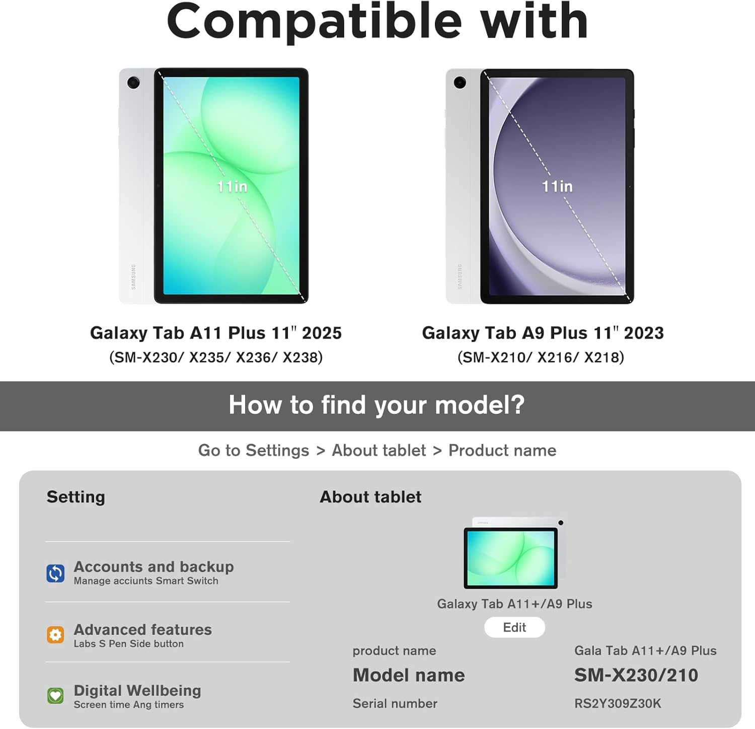 Detalle 2 de ProCase Screen Protector for Galaxy Tab A11 Plus 11"