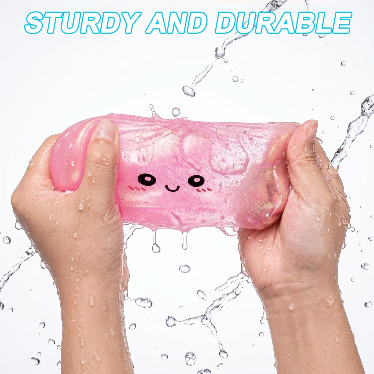 Thumbnail 3 de Mystery Dumplings Squishy with Steamer – Random Glitter Dumpling Toy