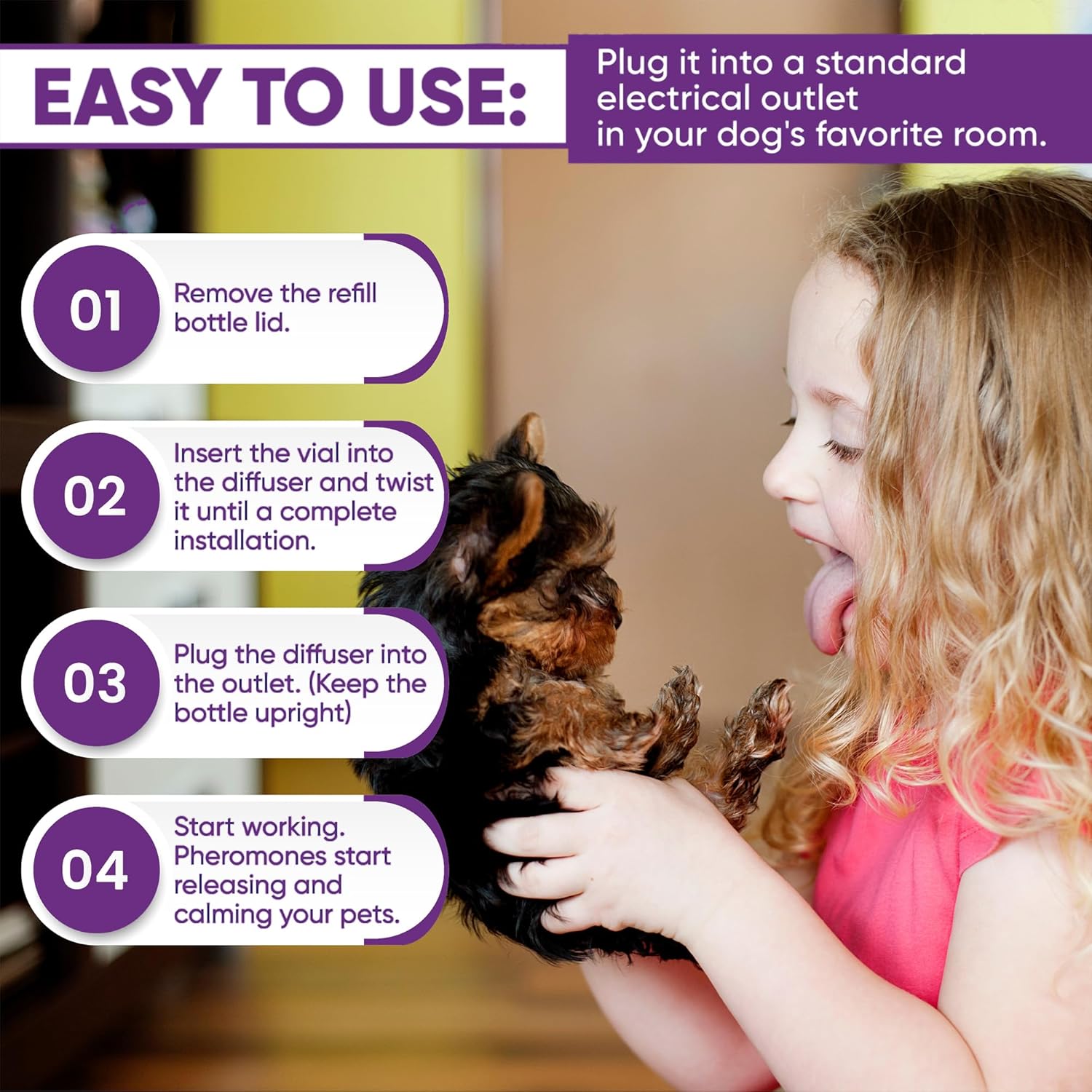 Detalle 2 de TopSum Dog Calming Plug In 700 sq ft 2 Pack