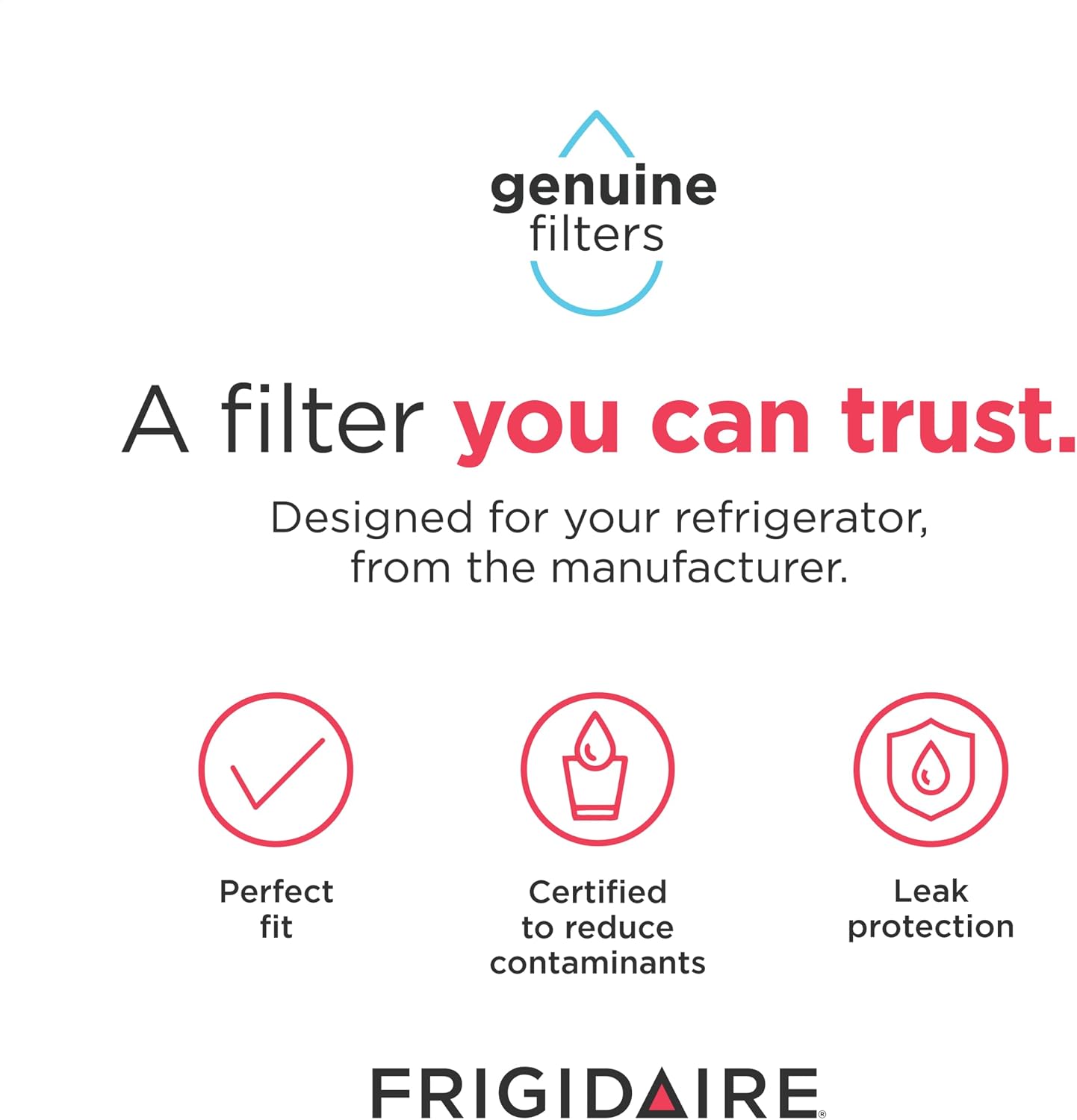 Detalle 2 de Frigidaire PurePour PWF-1 & PureAir AF-2 Water & Air Filter Combo Kit (FPPWFU01 / FRGPAAF2)