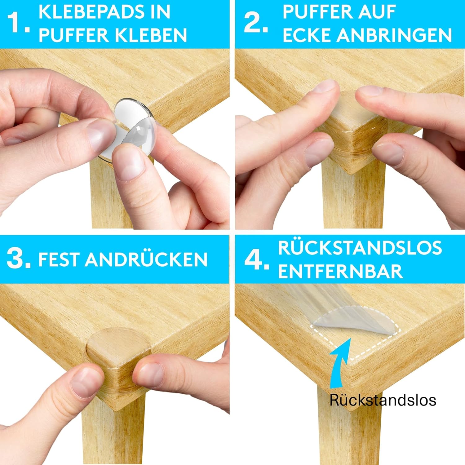 Thumbnail 6 de SilverRack Lot 10 protections d'angle transparentes pour bébé