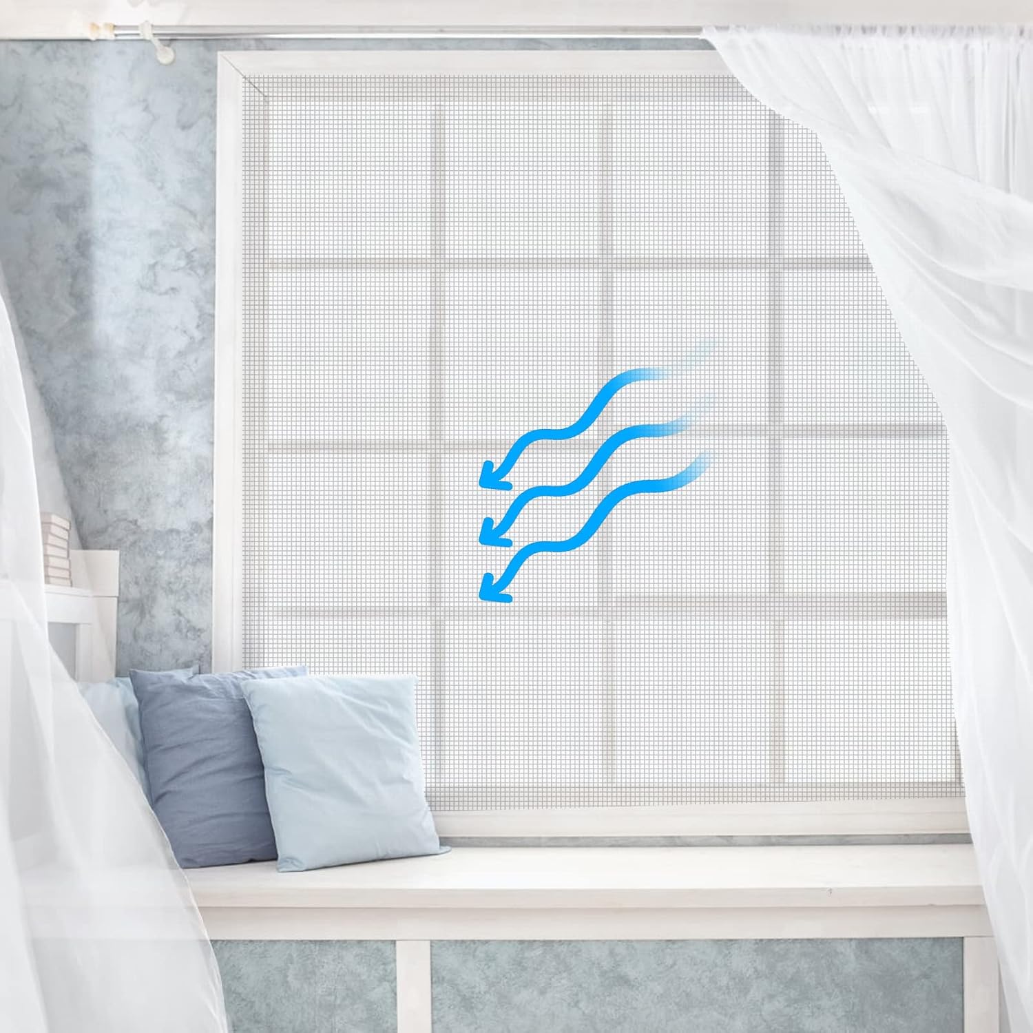 Thumbnail 6 de Fillis Fly Screens Windows 150x300cm – Fibreglass Window Screen Mesh for Insects