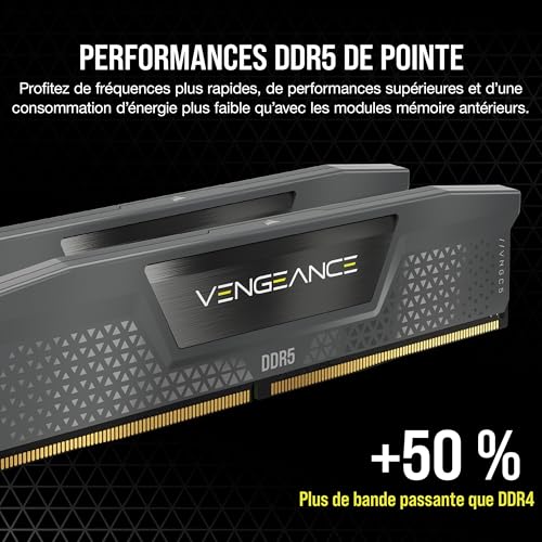 Thumbnail 2 de CORSAIR Vengeance DDR5 32Go (2 x 16Go) jusqu’à 6000MHz – RAM pour AMD et Intel