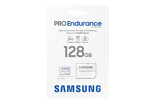Detalle de Samsung PRO Endurance 128GB microSDXC Memory Card with Adapter