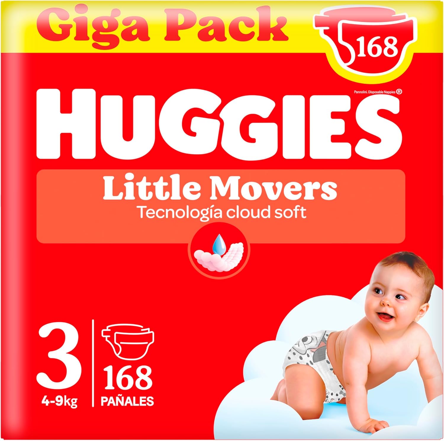 Thumbnail 5 de Huggies Little Movers Pañales Disney Talla 4, 150 Pzs 🐾