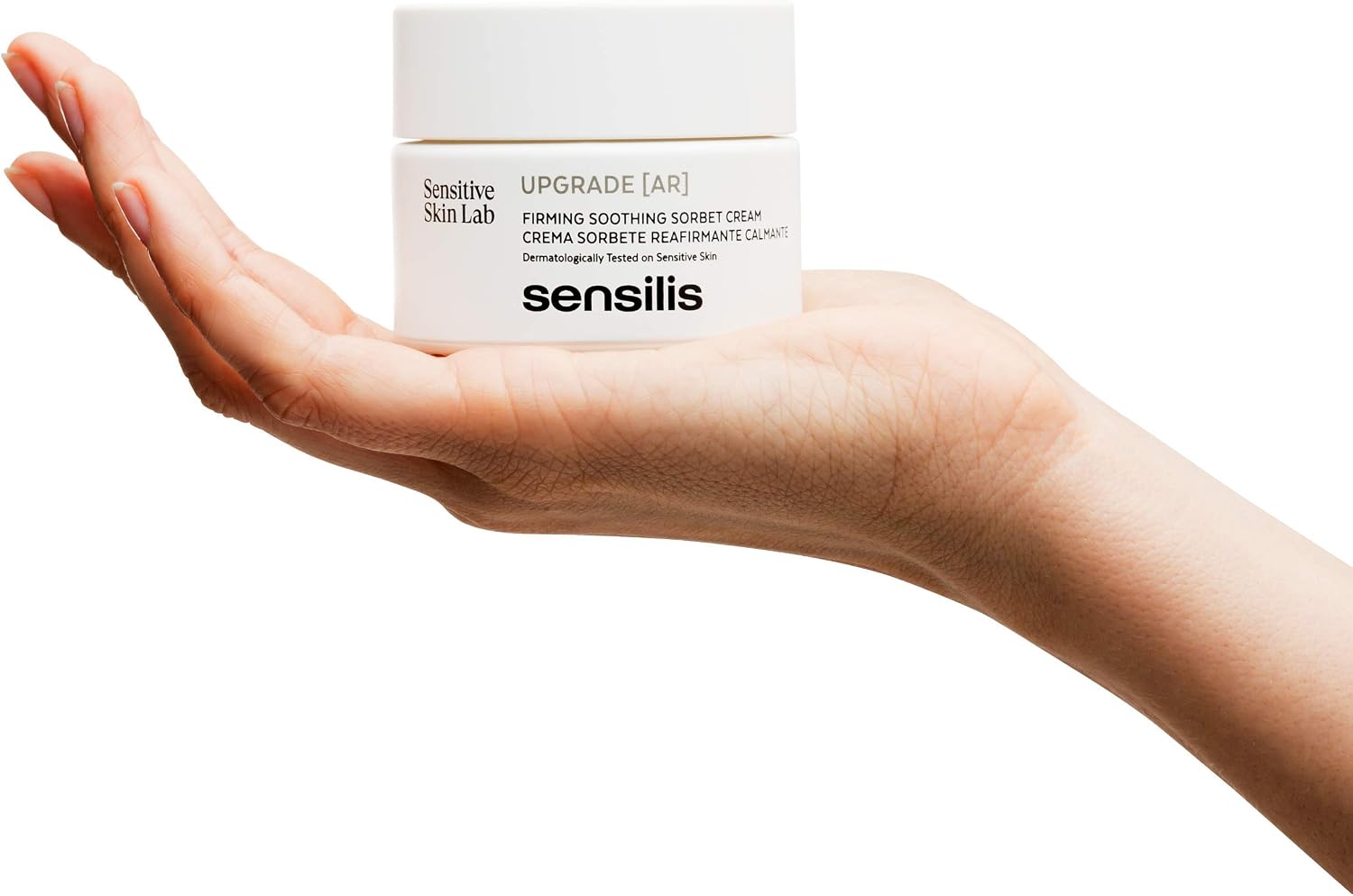 Detalle de Sensilis Upgrade AR – Crème raffermissante, lissante et anti-rougeurs pour peaux sensibles (50 ml)