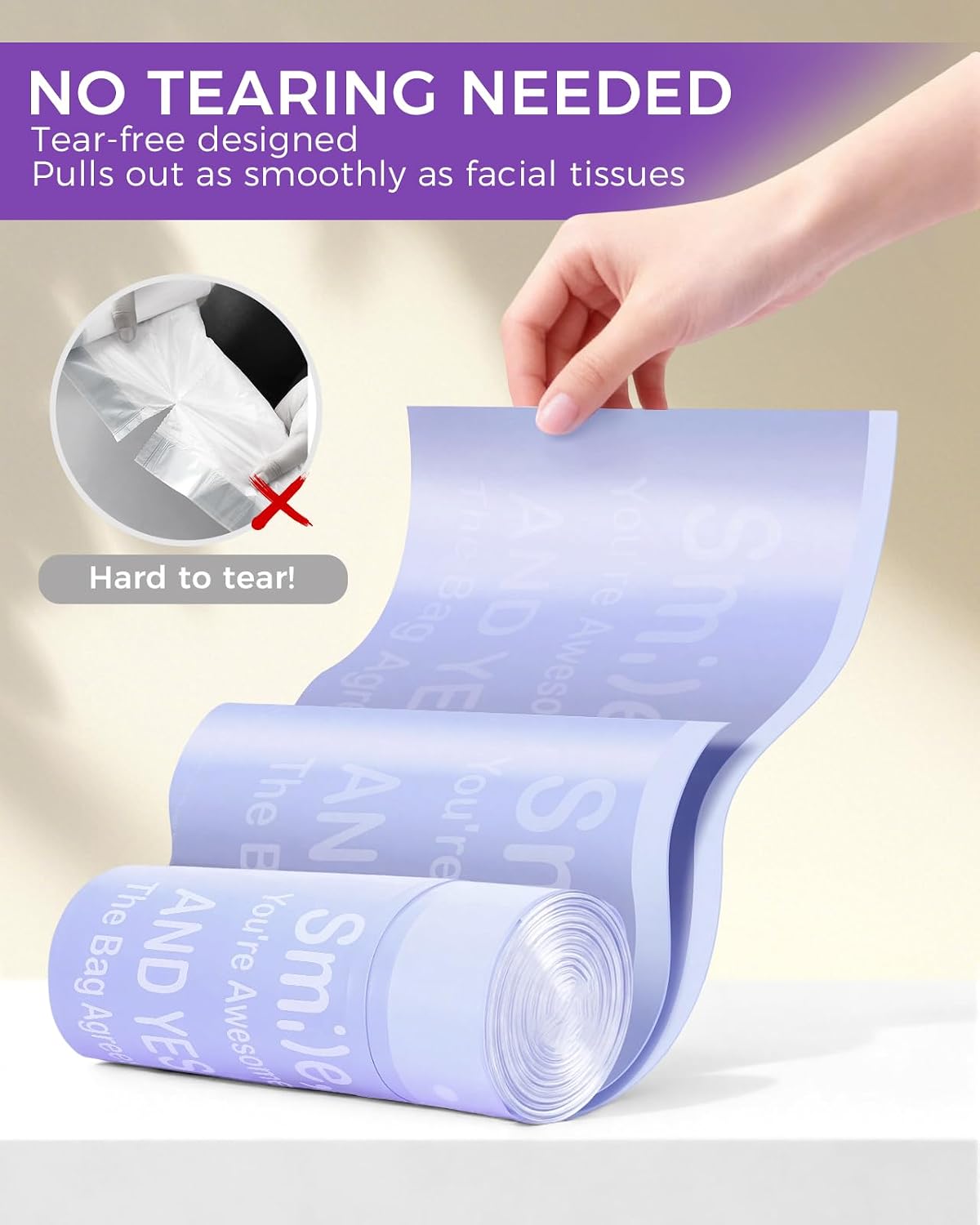 Thumbnail 5 de 30 Pcs Bedside Commode Liners with Absorbent Pads – Leak-Proof, Odour-Controlled, Lavender Scented