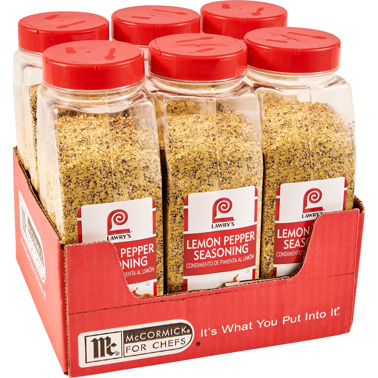 Detalle de Lawry's Lemon Pepper Seasoning, 20.5 oz, Pack of 6