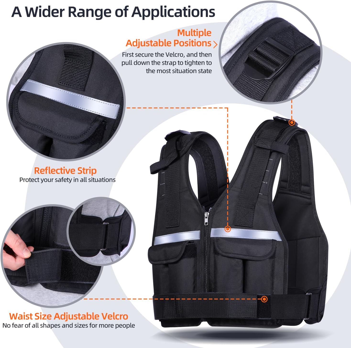 Thumbnail 2 de Sportneer Adjustable Weight Vest 0.9–8kg